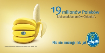 Polacy doceniają wyjątkowy smak bananów Chiquita