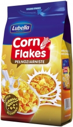 Płatki Corn Flakes Pełnoziarniste od Lubelli 