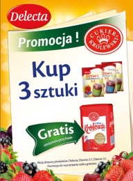 Dżemix Delecta w promocji z Cukrem Królewskim