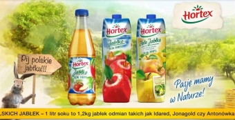 Hortex namawia  „Pij polskie jabłka!” 