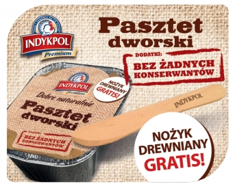 Pasztet dworski w opakowaniach promocyjnych