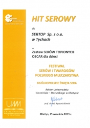 Sertop na Festiwalu Serów