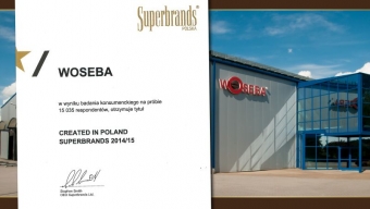 Created in Poland Superbrands 2014/2015 dla WOSEBY
