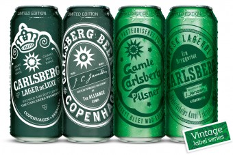 Limitowana kolekcja opakowań Carlsberg Vintage Label Series wchodzi na polski rynek