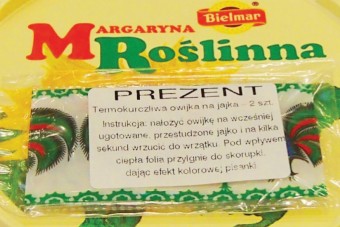 Margaryna Roślinna z wielkanocnym prezentem
