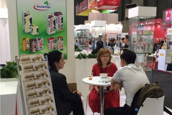 SM MLEKPOL na targach SIAL China w Szanghaju