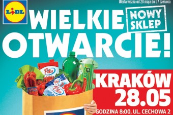Otwarcie czternastego sklepu sieci Lidl w Krakowie