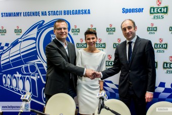 Lech Poznań pełną parą z Lechem Pilsem 