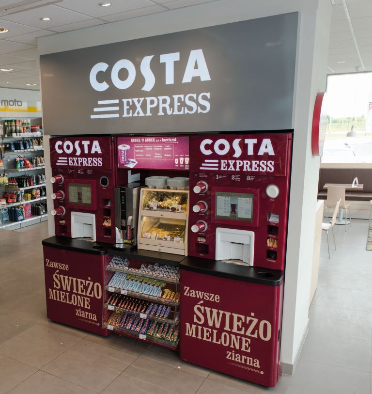 Costa Express na stacjach LOTOS. Letnie testy gorącej kawy