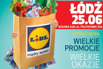 Otwarcie nowego sklepu sieci Lidl w Łodzi