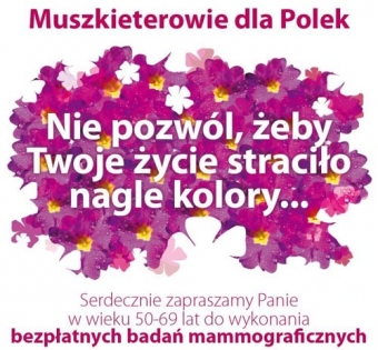 500 Pań już skorzystało z akcji „Muszkieterowie dla Polek”