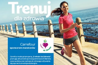 Carrefour zachęca do aktywności fizycznej i wspiera najważniejsze biegi maratońskie w Polsce