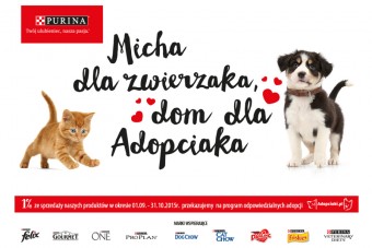 Nestlé Purina partnerem strategicznym projektu Adopciaki.pl