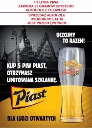 LAUR KONSUMENTA - ZŁOTE GODŁO NA OPAKOWANIACH PIWA PIAST!!