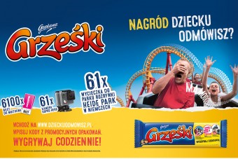 Grześki z loterią Dziecku odmówisz? i kampanią reklamową 