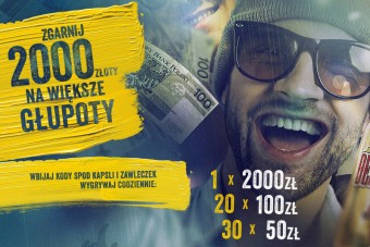 2000 złoty na większe głupoty - akcja promocyjna piwa Desperados