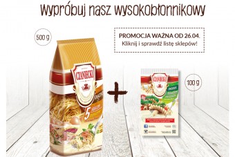 Czanieckie Makarony - promocja 500+100