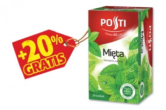 20% GRATIS na ziołach POSTI