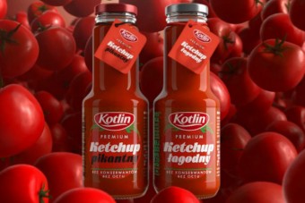 Ketchup Kotlin w butelce szklanej – bez octu i konserwantów!