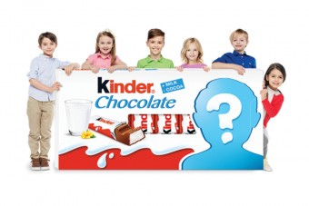 Twoje dziecko twarzą Kinder Chocolate