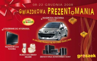 Świąteczne promocje w sklepach Groszek­­