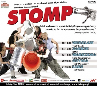 Desperados sponsoruje występy Stomp w Polsce 