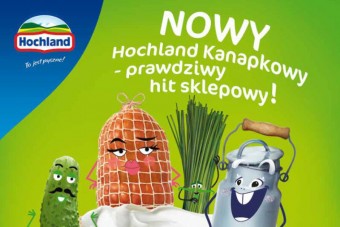 Nowy Hochland Kanapkowy - serek z charakterem, kampania reklamowa też z charakterem!