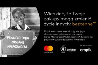 Mastercard włącza Polaków w fundowanie szkolnych posiłków w ramach współpracy z ONZ