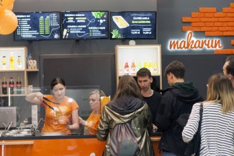 Makarun w nowo otwartej Galerii Północnej w Warszawie