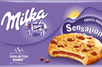 Chrupiące ciasteczka Milka 