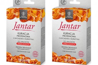 Farmona Jantar - kuracja proteinowa z wyciągiem z bursztynu do włosów zniszczonych