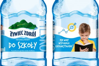 Nowe etykiety wody Żywiec Zdrój 