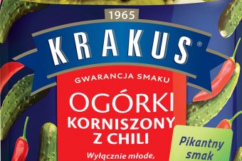 Ogórki korniszony z chili oraz Ogórki korniszony z czosnkiem 