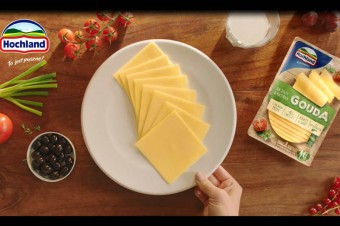 Start kampanii reklamowej nowych plastrów serów żółtych Hochland!