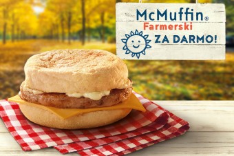 McDonald’s zaprasza na śniadanie. McMuffin Farmerski zupełnie za darmo!