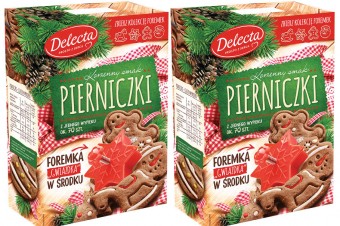 Pierniczki Delecta z kolekcją stempelków