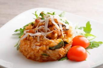 Risotto z owocami morza