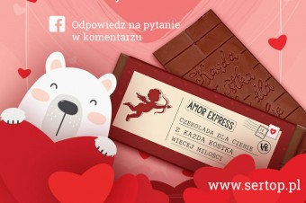 „Czekoladowy Amor Express” – konkurs Sertop na Facebooku