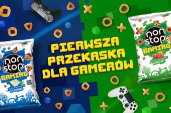 Firma TBM wprowadziła nowy produkt: Non Stop Gaming – chrupki w kształcie przycisków gamepada