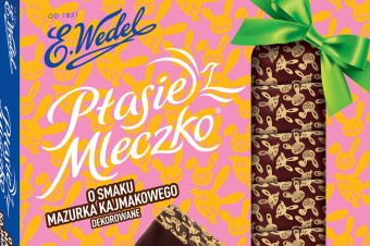 Ptasie Mleczko® dekorowane o smaku mazurka kajmakowego 