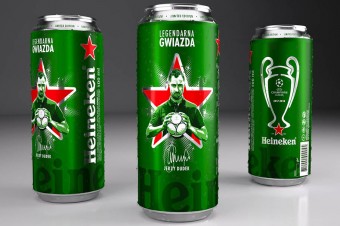 Jerzy Dudek na limitowanej edycji puszki Heinekena