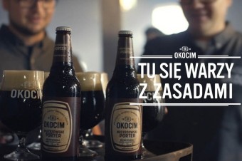 Okocim Mistrzowski Porter po raz pierwszy  w telewizyjnej kampanii reklamowej 