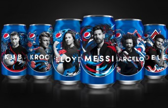 Nowa globalna telewizyjna kampania reklamowa Pepsi łączy piłkę nożną i słynnych piłkarzy