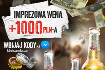 Desperados z pierwszą w historii loterią  Z błyskawiczną wypłatą blik w bankomatach