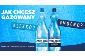 Żywiec Zdrój® - jak chcesz gazowany Nowa kampania lidera na rynku wody butelkowanej* 