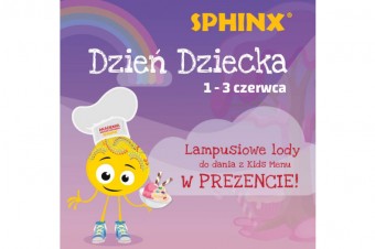 „Lampusiowe Lody” dla dzieci w restauracjach Sphinx