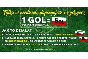 Dopinguj reprezentację podczas meczu z Kolumbią i ustrzel bony na zakupy w Biedronce 