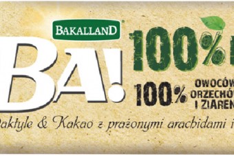 Batony owocowe Bakalland BA! 100% Natury 
