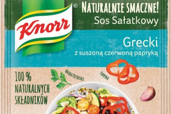 NOWE sosy sałatkowe Naturalnie smaczne! Knorr - Grecki z suszoną czerwoną papryką oraz Rozmaryn z maliną