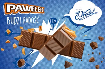 Pawełek budzi radość w nowej kampanii E.Wedel!